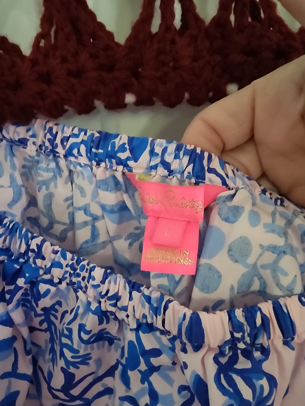 Lilly Pulitzer Cotton Top with Hot Pink Tag